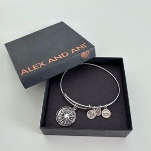 Alex and Ani Silver Charm Bracelet
